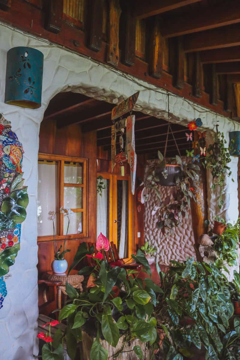 hotel at a beach town in costa rica