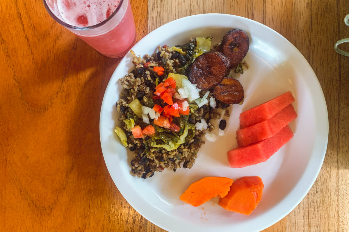 farm to table breakfast at an eco hotel in costa rica