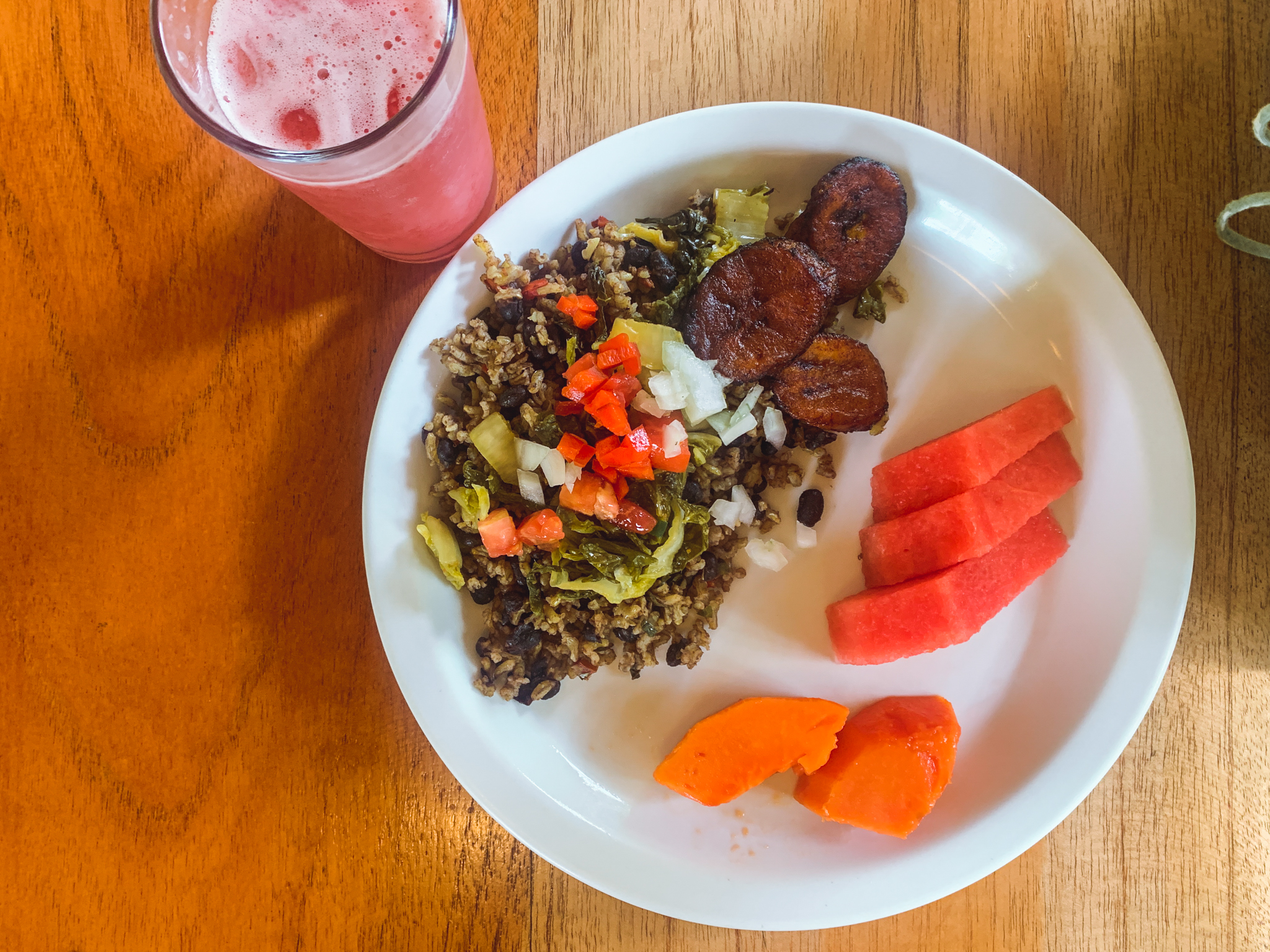 farm to table breakfast at an eco hotel in costa rica