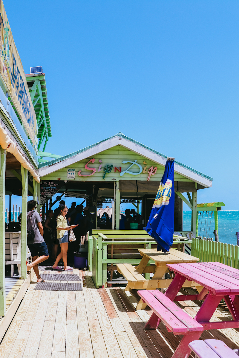 eating in ambergris caye or caye caulker